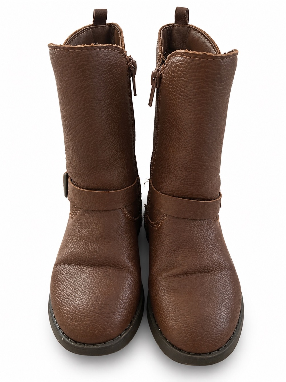 OshKosh B’gosh Toddler Girls Brown Riding Boots Buckle Size 6